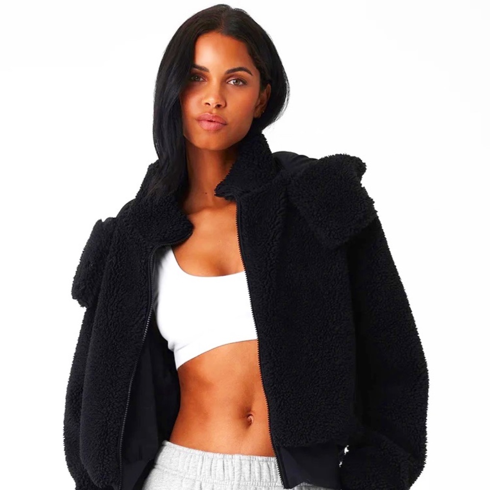 Alo Sherpa Jacket Black Size M